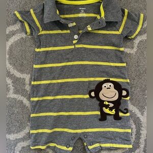 3/$12 Carter’s Monkey Jumpsuit